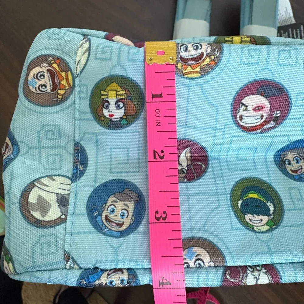 Loungefly Avatar The Last Airbender All-Over Print Nylon Square Mini Backpack